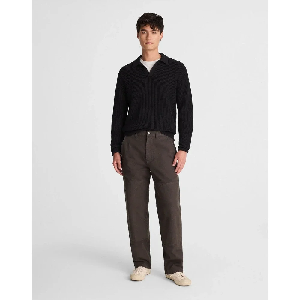 Madewell Mens The Canvas Utility Pant Mocha Brown Relaxed Fit NV973 33x32